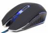 Gembird USB Gaming Mouse with Blue Light Black MUSG-001-B